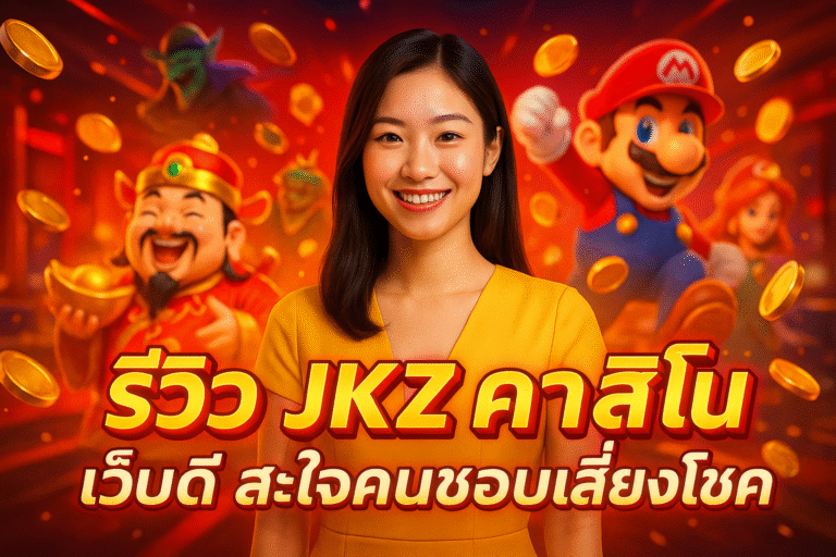 รีวิว JKZ คาสิโน เว็บดี สะใจคนชอบเสี่ยงโชค