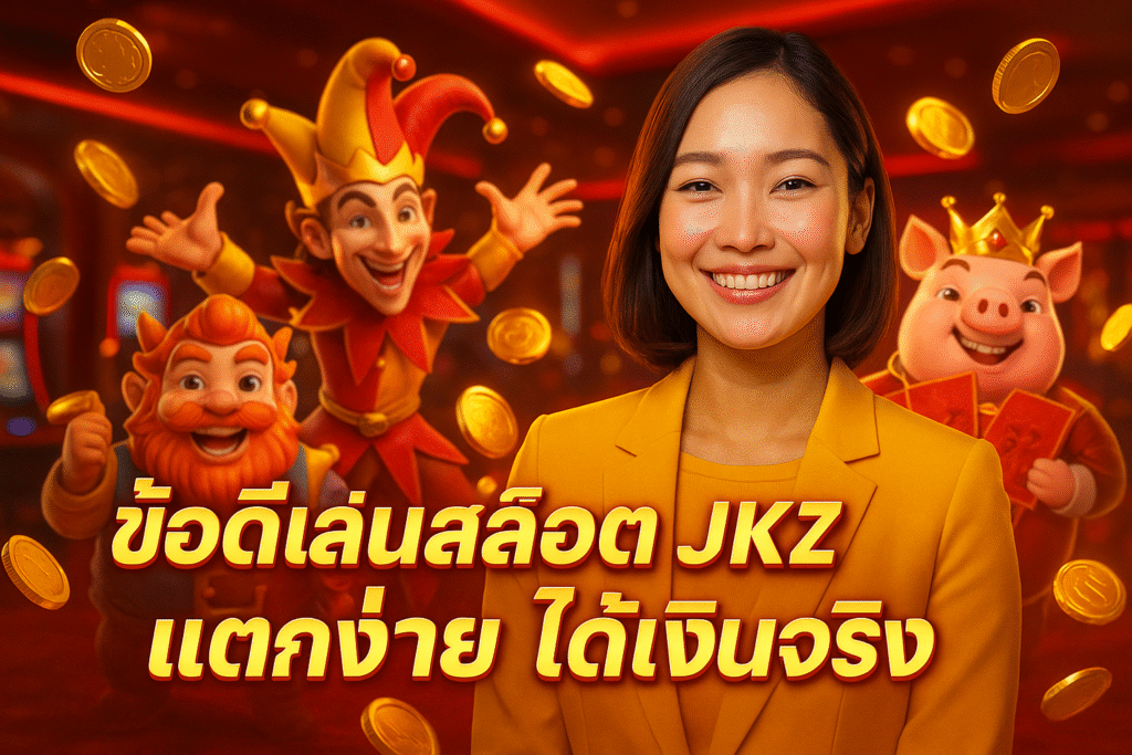 ข้อดีเล่นสล็อต JKZ แตกง่าย ได้เงินจริง