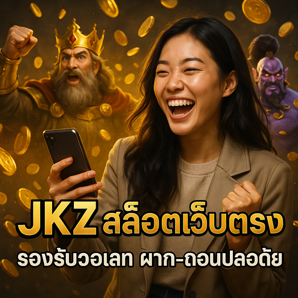 JKZ สล็อตเว็บตรง รองรับวอเลท ฝาก-ถอนปลอดภัย